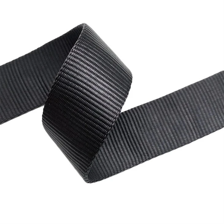 Solid Black Webbing